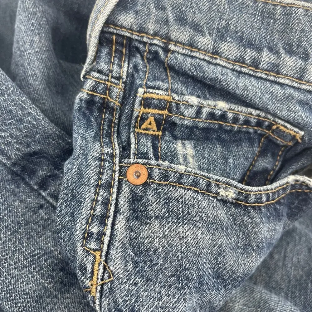Ariat Distressed Straight Dark Wash‎ Men's Jeans Size 30
